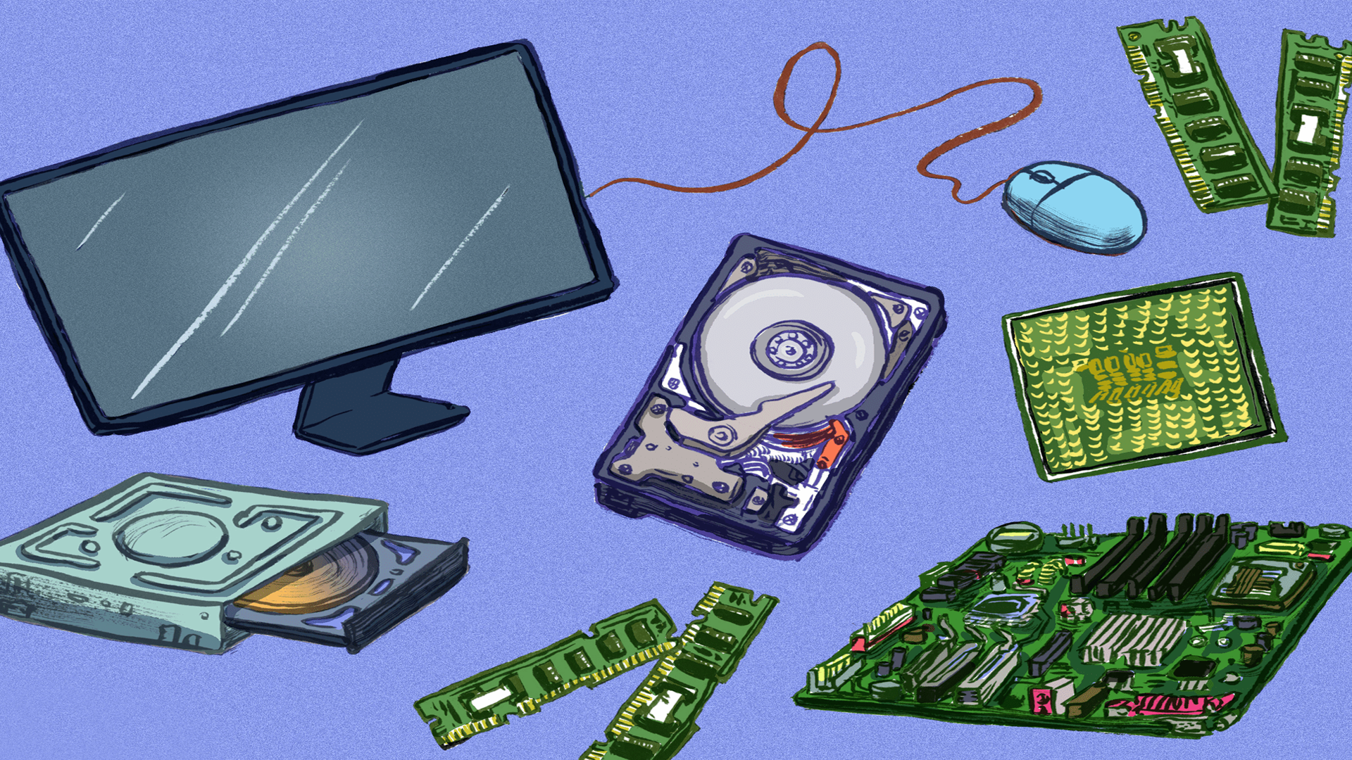 What is hardware, information about computer hardware.