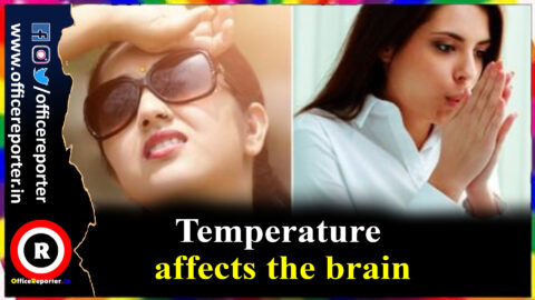 Temperature affects the brain.