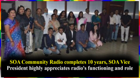 SOA Community Radio completes 10 years, SOA Vice President highly appreciates radio's functioning and role